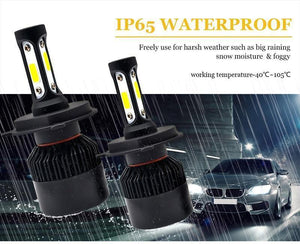 Planet Gates Silver / 881 889 880 H27 2Pcs H7 LED H4 H11 H1 Car Headlight Bulbs H3 H8 HB4 HB3 9006 9005 H27 881 Led Fog Light 72W 8000LM 6500K White car accessories