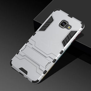 Planet Gates Silver / A3 A310 2016 ZNP Full Shockproof Armor Stand Cover Case For Samsung Galaxy A5 A3 A7 A8 Plus Holder Phone Case For Samsung J5 J7 A7 A5 A3 Case
