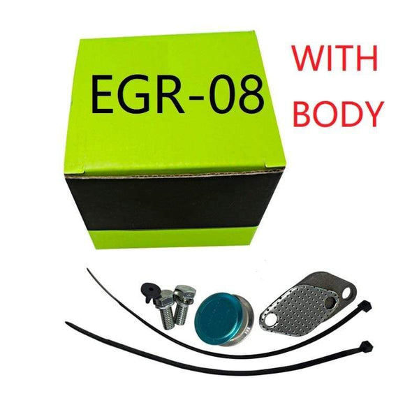 Planet Gates Silver Aluminum EGR Removal Kit Blanking Bypass for BMW 5 Series E60 E61 E61N 520i 525d 530d 535d EGR Delete Kit