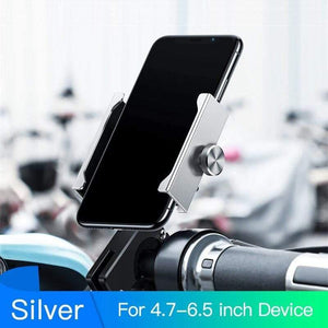 Baseus Bike Phone Holder Universal Motorcycle Bicycle Mobile Phone Stand Handlebar Rear View Mirror Clip Phone Holder Bracket
