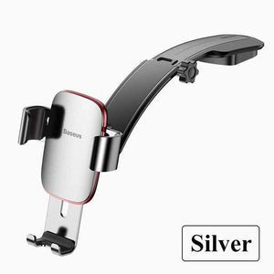Baseus Metal Car Phone Mount Holder For iPhone Samsung Foldable Gravity Mobile Phone Holder for Dashboard Paste Car Holder Stand