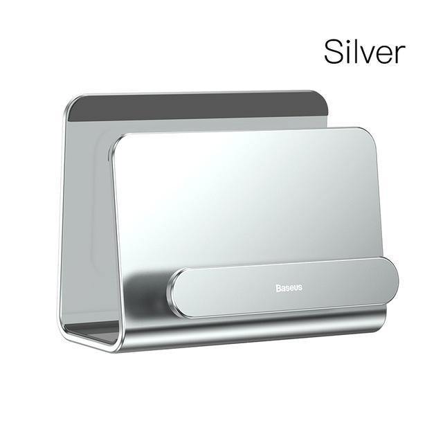 Planet Gates Black Baseus Wall Mount Holder For iPhone Xs Max X 8 Metal Strong Adhesive Mobile Phone Holder For Samsung Huawei Xiaomi Charger Stand