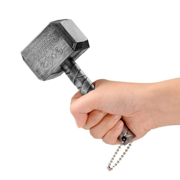 Silver Beer Bottle Openers Multifunction Hammer Of Thor Shaped Beer Bottle Opener With Long Handle Bottler Opener Beer