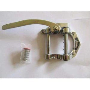 Planet Gates Silver Bigsby  musical instrument electric jazz guitar bridge tremolo system tailpiece