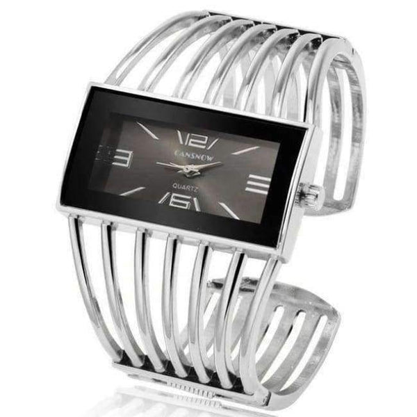 Planet Gates silver black CANSNOW Womens Watch Luxury Fashion Rose Gold Bangle Bracelet Watch Women Dress Clock Female Lady Saati Girls Wristwatch Relojes