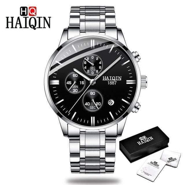 Planet Gates Silver-black Men's watches Fashion Mens watches top brand luxury/Sport/military/Gold/quartz/wrist watch men clock relogio masculino