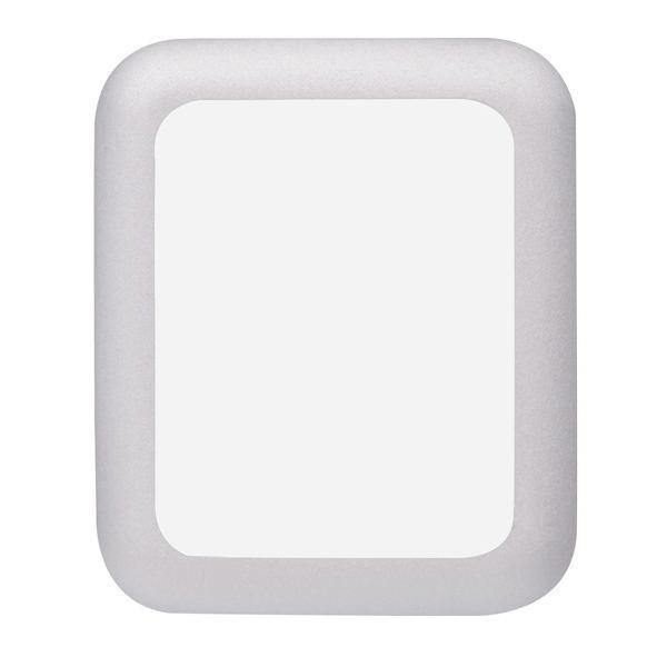 Planet Gates silver Black Premium Glass Film 0.2mm Tempered Glass Full Metal Protector for Smart watch Apple Watch 38mm