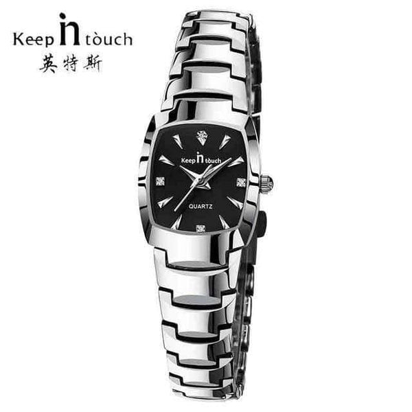 Planet Gates Silver Black Women Womens Square Watches Rhinestone Quartz Watch Women Luxury Dress Fashion Bracelet Ladies Watch relogios feminino