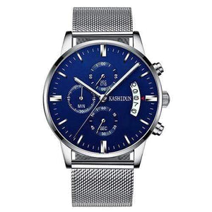 Planet Gates Silver Blue Alloy Men Watches Luxury Famous Top Brand Men's Fashion Casual Dress Watch Military Quartz Wristwatches Saat