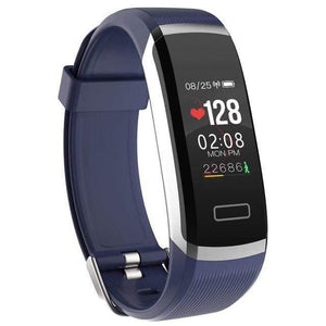 Planet Gates silver blue / China Smart Bracelet Band With real-time Heart rate Monitor pulse IP67 Fitness Tracker Wrisatband Smart Watch