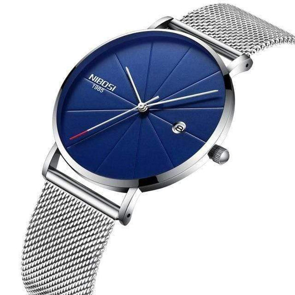Planet Gates silver blue m Watch Women And Men Watch Top Brand Luxury Famous Dress Fashion Watches Unisex Ultra Thin Wristwatch Relojes Para Hombre