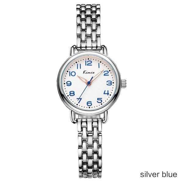 Planet Gates silver blue Women quartz watches dress analog watches fashion bracelet watches gold alloy case wristwatch hot girl's gift clock