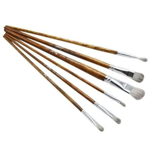 Planet Gates Silver brass Squirrel hair brush  Watercolor Acrylic Paint Brush Set For Drawing Painting Art Supplies brush pen artist oil painting brushes