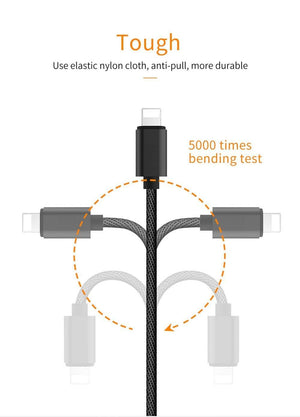 Planet Gates Silver Cable Adapter for Lightning To For Lightning For iPhone X 8 7 Plus Earphone Cable Audio Cable Charging Calling Data music