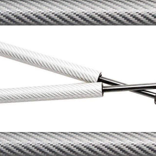 Planet Gates silver carbon fiber Gas Spring for Chevrolet Trailblazer (crossover) 2020- Front Bonnet Hood Modify Lift Support Shock Damper Absorber Gas Struts