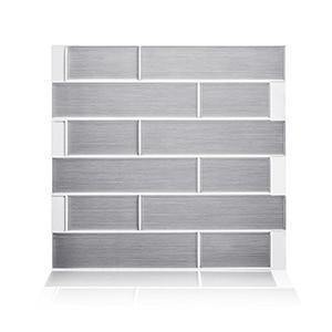 Kitchen Bathroom 3D Waterproof Self Adhesive Mosaic Wall Decal Cabinet Sticker Peel and Stick Backsplash Vinyl Tiles