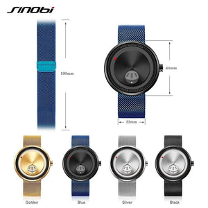 Planet Gates Silver / China Men Watch Milan Strap Wristwatches Men rotate dial plate watches Sports watch Free&Drop shipping