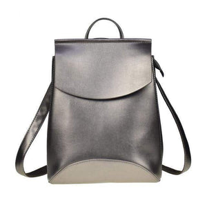 Planet Gates Silver / China Women Backpack High Quality Youth Leather Backpacks for Teenage Girls Female School Shoulder Bag