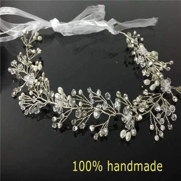 Planet Gates silver Crystal Bridal Headband Wedding Rhinestone Headbands Hair Accessories Bridal tiaras Bride Ribbon Headbands RE597