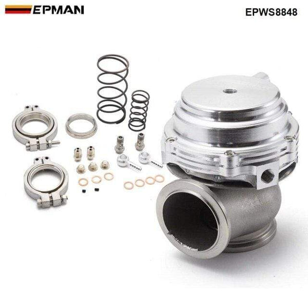 Planet Gates Silver Epman MVR 44mm V Band External Wastegate Kit 24PSI Turbo Wastegate With V Band Flange EPWS8848