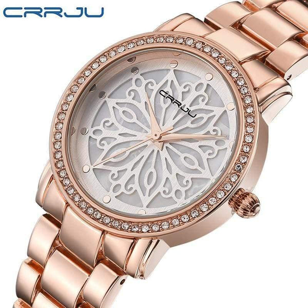 Planet Gates silver Fashion Watch Woman Ladies Rose gold Diamond relogio feminino Dress Clock female relojes mujer