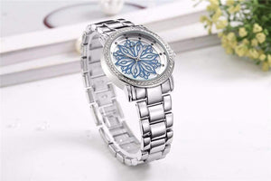 Planet Gates silver Fashion Watch Woman Ladies Rose gold Diamond relogio feminino Dress Clock female relojes mujer