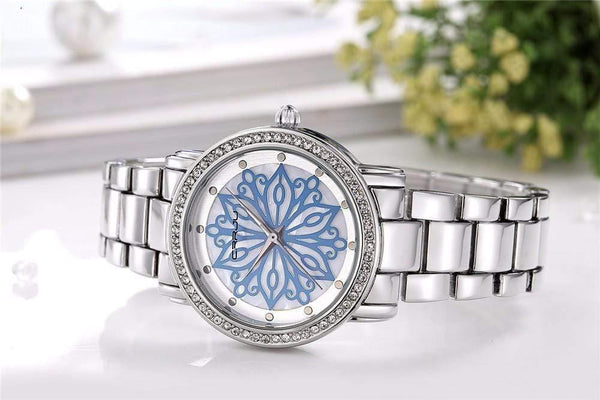 Planet Gates silver Fashion Watch Woman Ladies Rose gold Diamond relogio feminino Dress Clock female relojes mujer