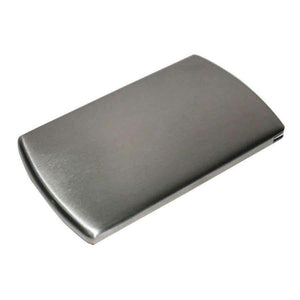 Planet Gates silver foil / Australia Tapp Collections Stainless Steel Wallet Business Name Credit Id Card Holder Case