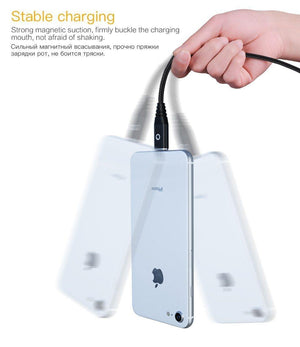 Planet Gates Silver For Apple / 2M PZOZ Magnetic Cable Micro usb Type C Fast Charging Adapter Phone Microusb Type-C Magnet Charger usb c For iphone Samsung xiaomi