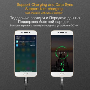 Planet Gates Silver For Apple / 2M PZOZ Magnetic Cable Micro usb Type C Fast Charging Adapter Phone Microusb Type-C Magnet Charger usb c For iphone Samsung xiaomi