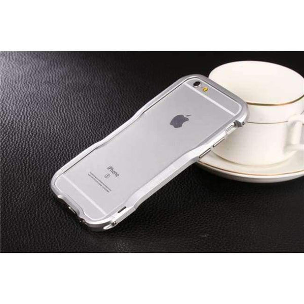 Planet Gates Silver / for iPhone 6 6S iPhone 6S Case 3D Hard Aluminium Frame Shockproof Luxury Brand Cover for iPhone 6S Plus Metal Strong Phone Cases