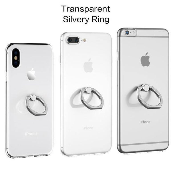 Planet Gates Silver / For iphone 6 6s PZOZ Ring Holder Case For iPhone X 6 6s 7 8 Plus 7P 8P Luxury Silicone Mobile Phone   Protective Case Soft TPU Back Cover Shell