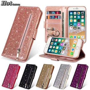 Planet Gates Silver / For iphone 6 Plus Wallet Case For Telefoon Hoesje iphone 6 Case Leather Glitter Phone Cases Coque iphone 6s 6 S Plus Case Flip Wallet Cover