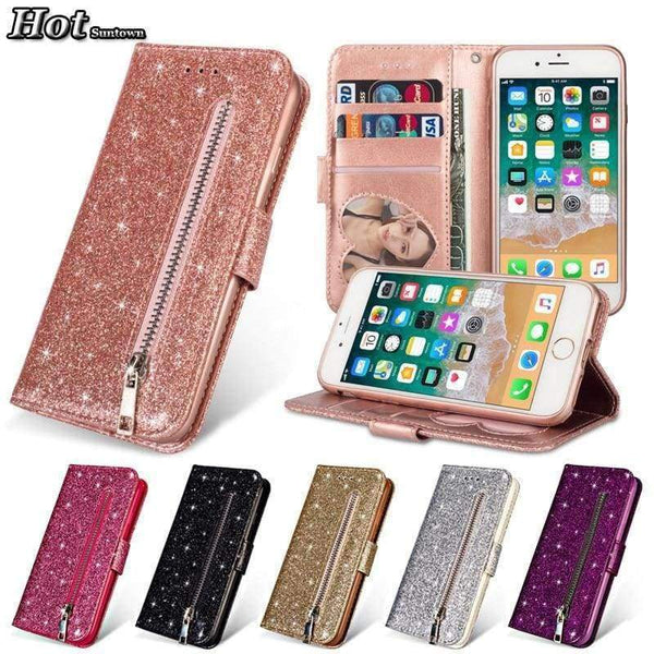 Planet Gates Silver / For iphone 6 Plus Wallet Case For Telefoon Hoesje iphone 6 Case Leather Glitter Phone Cases Coque iphone 6s 6 S Plus Case Flip Wallet Cover