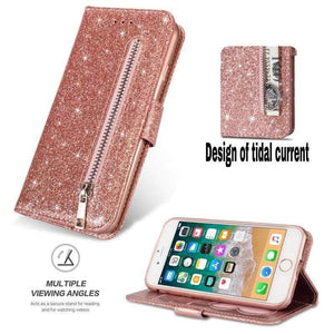 Planet Gates Silver / For iphone 6 Plus Wallet Case For Telefoon Hoesje iphone 6 Case Leather Glitter Phone Cases Coque iphone 6s 6 S Plus Case Flip Wallet Cover