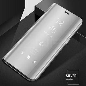 Planet Gates Silver / For S7 ZNP Smart Mirror Flip Phone Case For Samsung Galaxy S9 S8 S7 S6 Edge Plus A3 A5 A7 J3 J5 J7 2017 Stand Cover For Note 8 A8 Cases