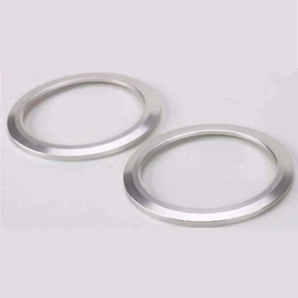 Planet Gates Silver For Suzuki Jimny 2007 To 2015 Car Air Conditioning Vent Cover Aluminium Decoration Trim Round Sticker Interior Accessories 2pcs