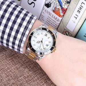 Planet Gates Silver Gold white Steel Male 30m Role Sports Gifts For Couple Men's women's ladies wrist watch lovers clock bracelet Rolexable relogio masculino