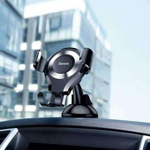 Planet Gates Silver Gravity Car Holder Dashboard Sucker Car Phone Holder Stand Suction Mobile Phone Holder in car For iPhone X 8 7 Samsung S9