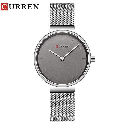 Planet Gates silver gray Women Watch Fashion Dress Ladies Watches Stainless Steel Quartz Wristwatch Hot Sale Saat Clock relogios feminino
