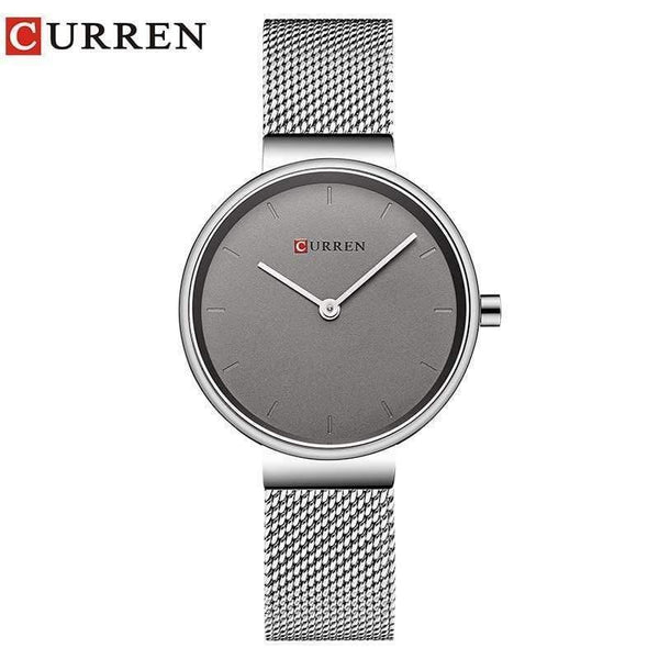Planet Gates silver gray Women Watch Fashion Dress Ladies Watches Stainless Steel Quartz Wristwatch Hot Sale Saat Clock relogios feminino