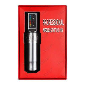 Planet Gates silver grey Professional Wireless Tattoo Pen Customized Coreless Motor Tattoo Machine For Tattoo Artists Permanent Makeup Machi