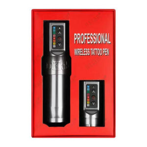 Planet Gates silver grey set Professional Wireless Tattoo Pen Customized Coreless Motor Tattoo Machine For Tattoo Artists Permanent Makeup Machi