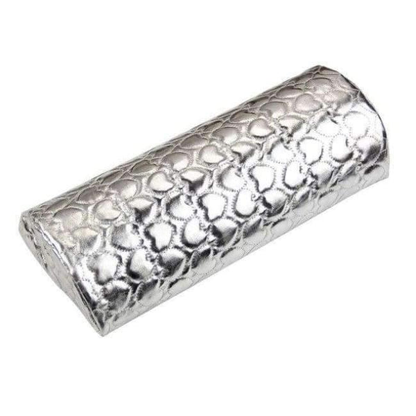 Planet Gates Silver Hand Rests Pillow Nail Art Pillow for Manicure Hand Arm Rest Pillow Cushion PU Leather Manicure Tool Nail Form Equipment