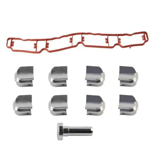 Planet Gates silver Intake Manifold Runner Flap Delete Gasket for Audi Skoda Seat EA113 VW 2.0 TFSI  bop-21