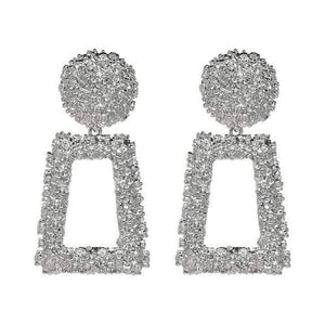 Planet Gates silver JUJIA good quality wholesale women statement earring fashion geometric metal Earrings for women jewelry earring