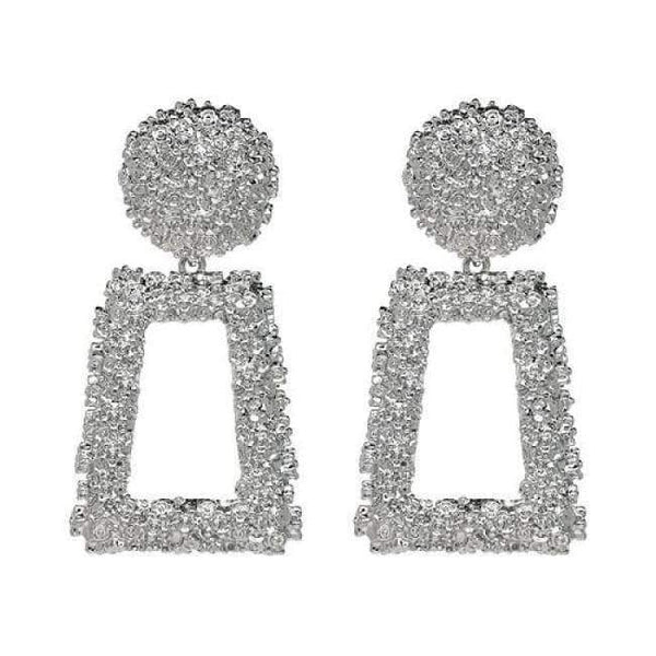Planet Gates silver JUJIA good quality wholesale women statement earring fashion geometric metal Earrings for women jewelry earring
