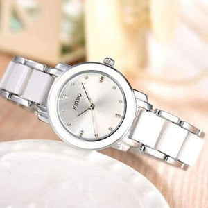 Planet Gates Silver Kimio luxury  Fashion Women's watches quartz watch bracelet wristwatches stainless steel bracelet women watches with Gift Box