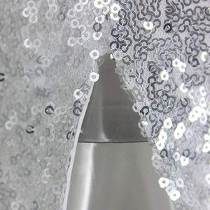 Planet Gates Silver / L One Shoulder Strapless Split Mini Beach Dress Sequin Swimwear Women Sexy Dresses Bodycon Elegant Party Dress 2018