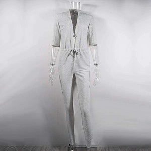 Planet Gates Silver / L Sexy Jumpsuit Silver Sequin Jumpsuits For Women 2018 Long Pants Body Mujer Rompers Womens Jumpsuit Overalls Playsuit New